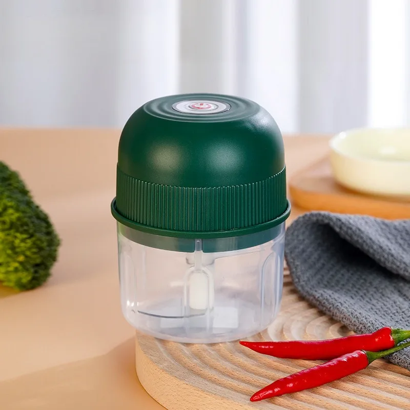 Electric Garlic Masher 260ML Food Blender Household Meat Grinder Onion Chili Vegetable Grinder Kitchen Tools Food Mixer