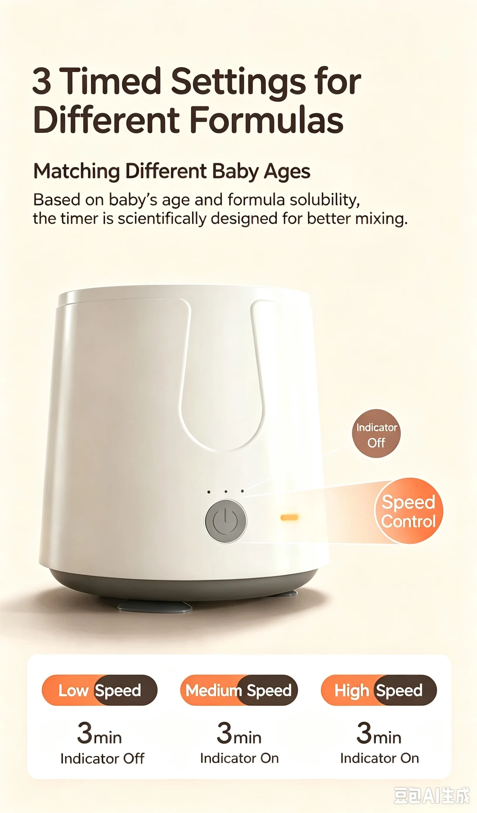 Electric Baby Bottle Milk Shaker, USB Smart Formula Mixer, Automatic Infant Milk Foam Maker, Baby Milk Blender for Milk Powder