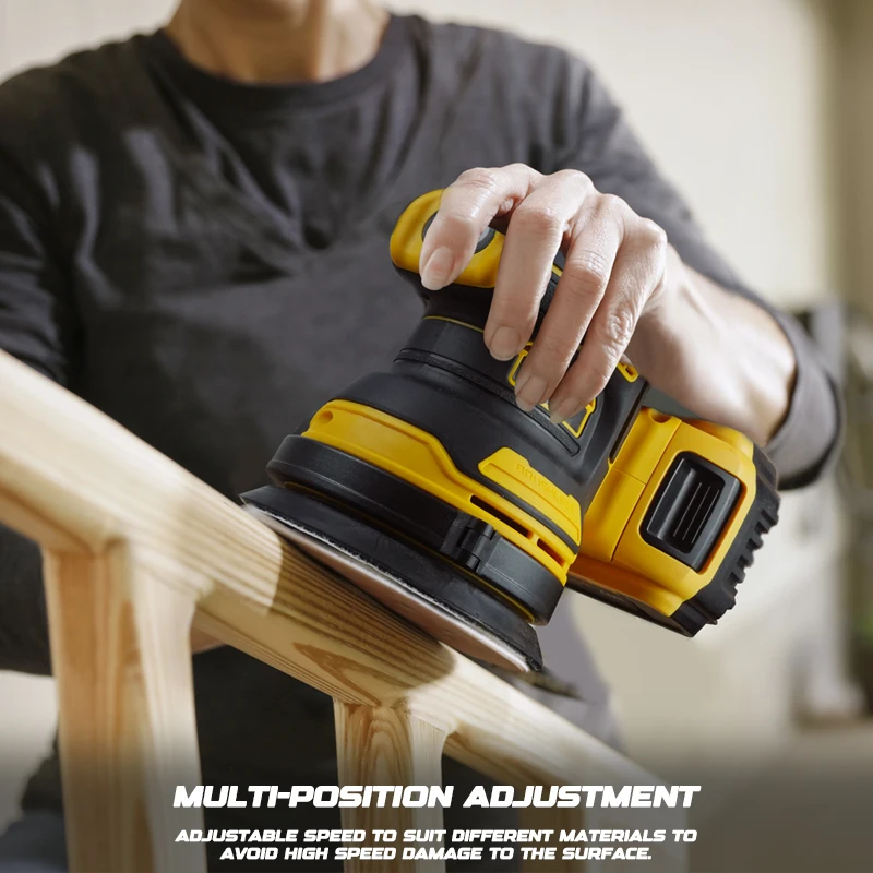 Electric Goddess Brushless Sander Disc 8000rpm For Dewalt 20V Battery Cordless Woodworking Sanding Putty Polishing Power Tool 