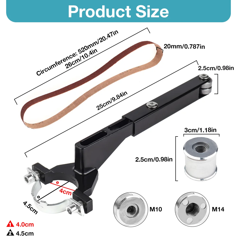 Mini Cordless Angle Grinder Sander Multifunctional Polishing Machine Belt Tool Accessory For Home DIY Modification