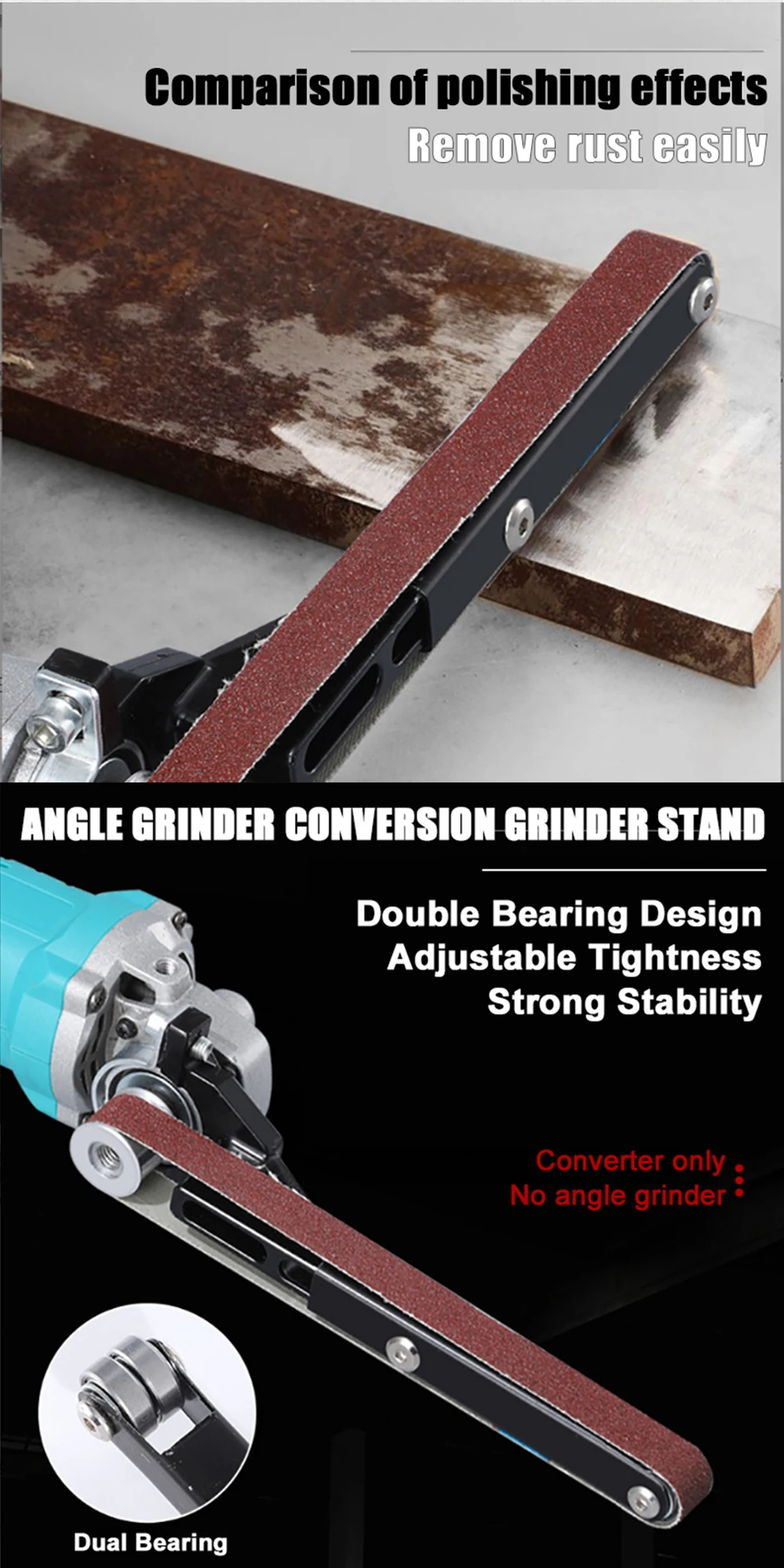 Mini Cordless Angle Grinder Sander Multifunctional Polishing Machine Belt Tool Accessory For Home DIY Modification
