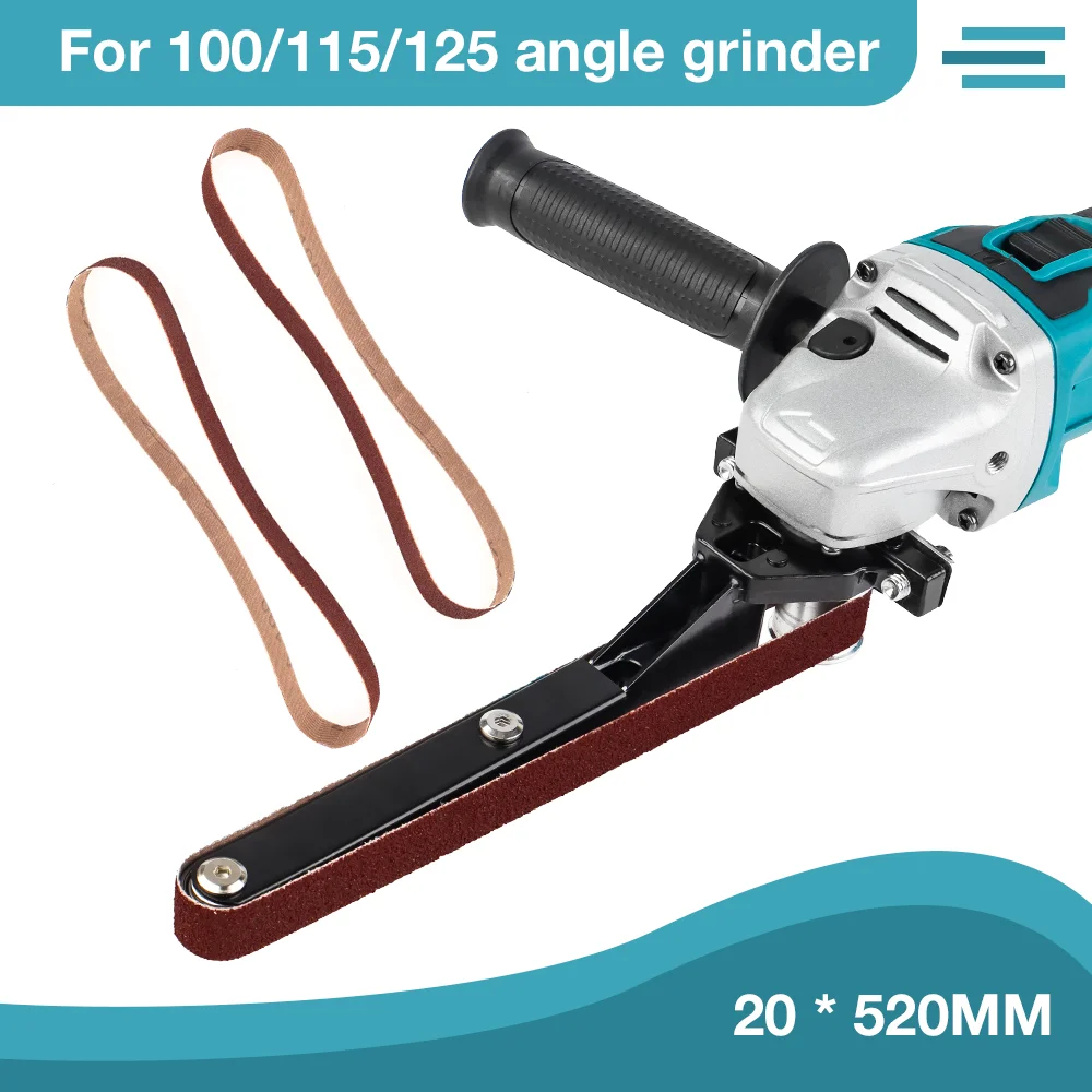 Belt Sander Bracket Angle Grinder Modified Sand Belt Machine For Model100 115 125Angle Grinder For Wood/Metal Grinding Polishing