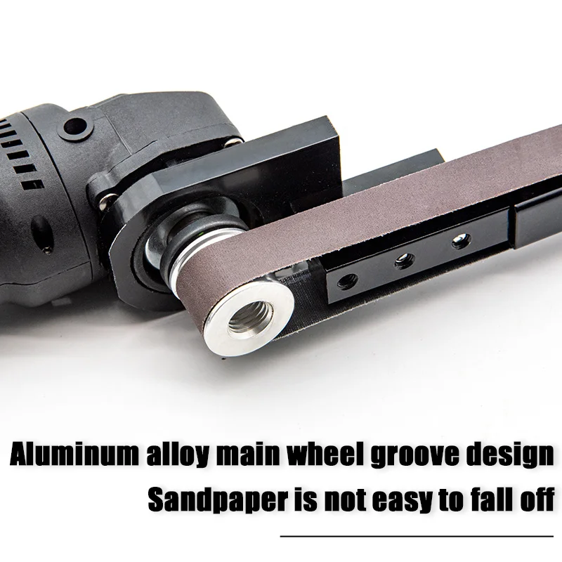 6/10PCS Sander Angle Grinder Modified Accessory Belt Sander For 100/115/125 Angle Grinder Woodworking Trimming Polishing