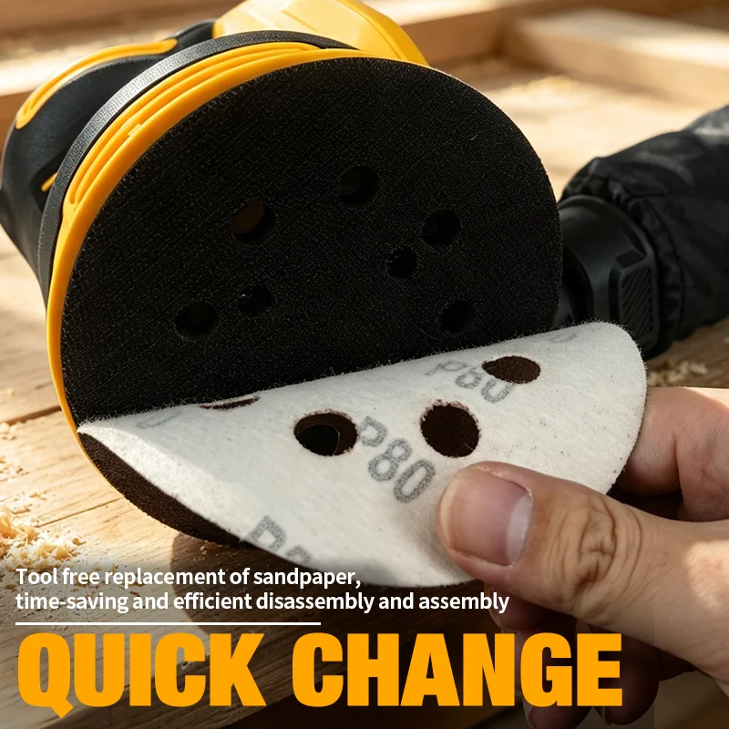 Electric Goddess Brushless Sander Disc 11000rpm Cordless 3 Gear Woodworking Sanding Putty Polishing For Dewalt 20V Battery Pin