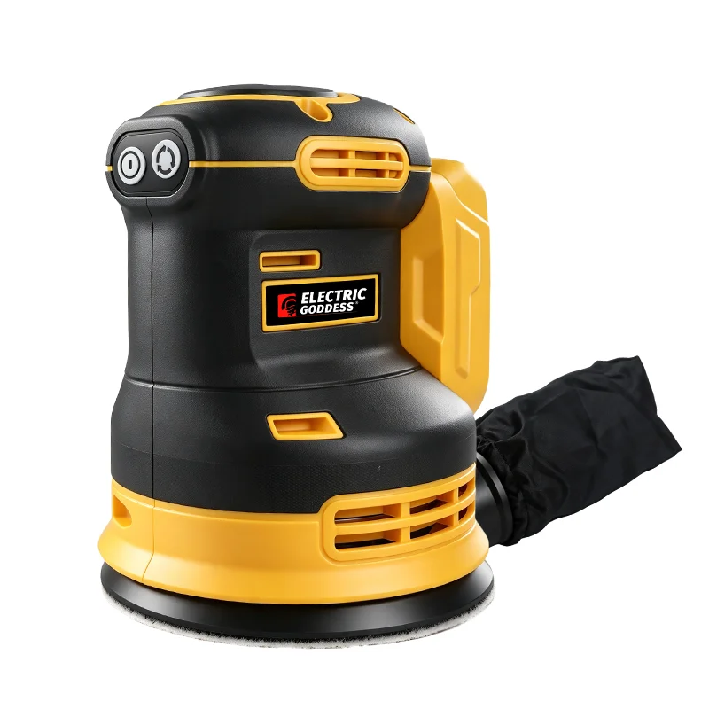 Electric Goddess Brushless Sander Disc 11000rpm Cordless 3 Gear Woodworking Sanding Putty Polishing For Dewalt 20V Battery Pin