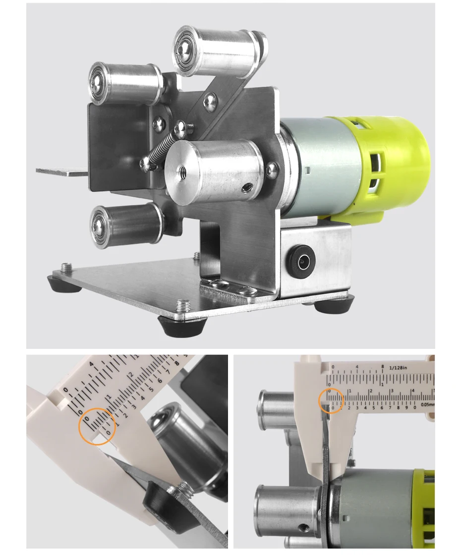 110V/220V Mini Belt Grinding Machine Tool Sharpening Machine Home DIY Polisher Machine Sanding Grinding Electric Sander