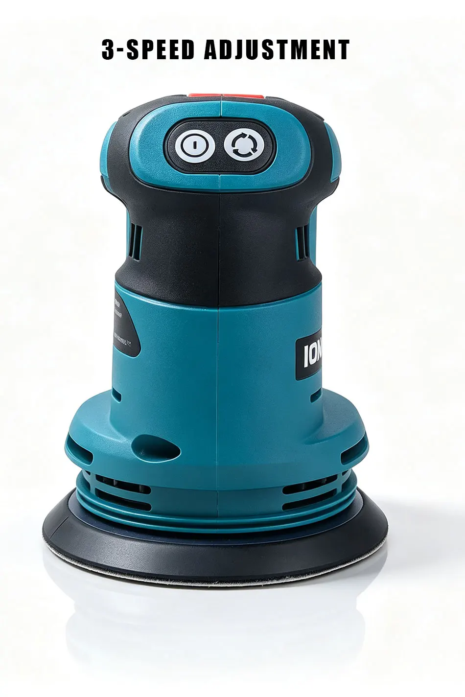 IONTOOL Durable Cordless Orbital Sander 9500rpm For Furniture Veneer Sanding and Edge Banding Smoothing and Surface Polishing