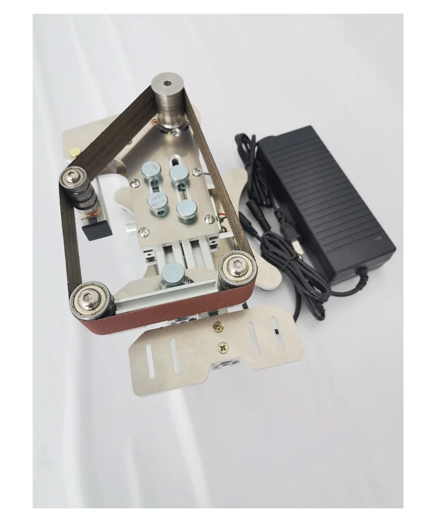 533x30mm Multi-Function Mini Micro Sander Grinding Electric Small Belt Sander DIY Benchtop Stand Home Knife Sharpening Machine