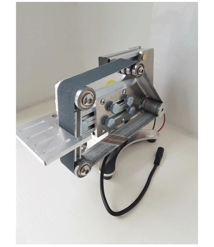 533x30mm Multi-Function Mini Micro Sander Grinding Electric Small Belt Sander DIY Benchtop Stand Home Knife Sharpening Machine