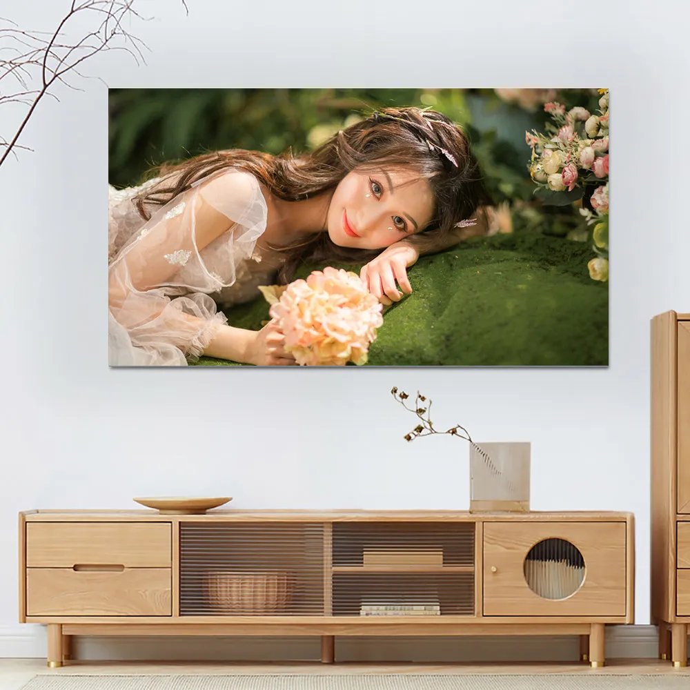 Portable Projector Screen High Brightness 16:9 Metal Anti Light Curtain 84 100 120 133 150 Inches Home Outdoor Office 4K