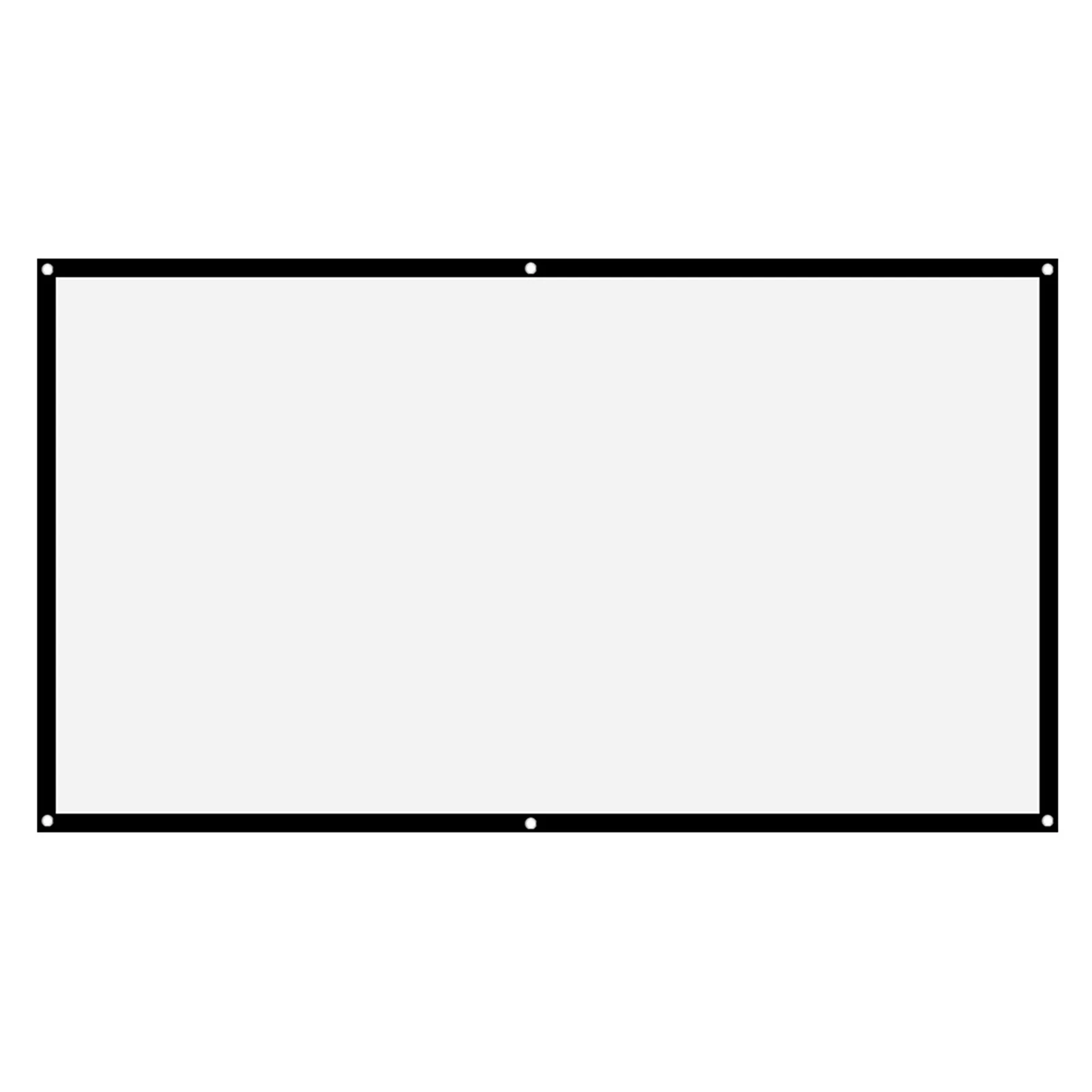 40/60/72/84/100/120 Inch Projector Screen 16:9 Home Cinema Theater Movie High Density Outdoor Camp Portable Projector Screen
