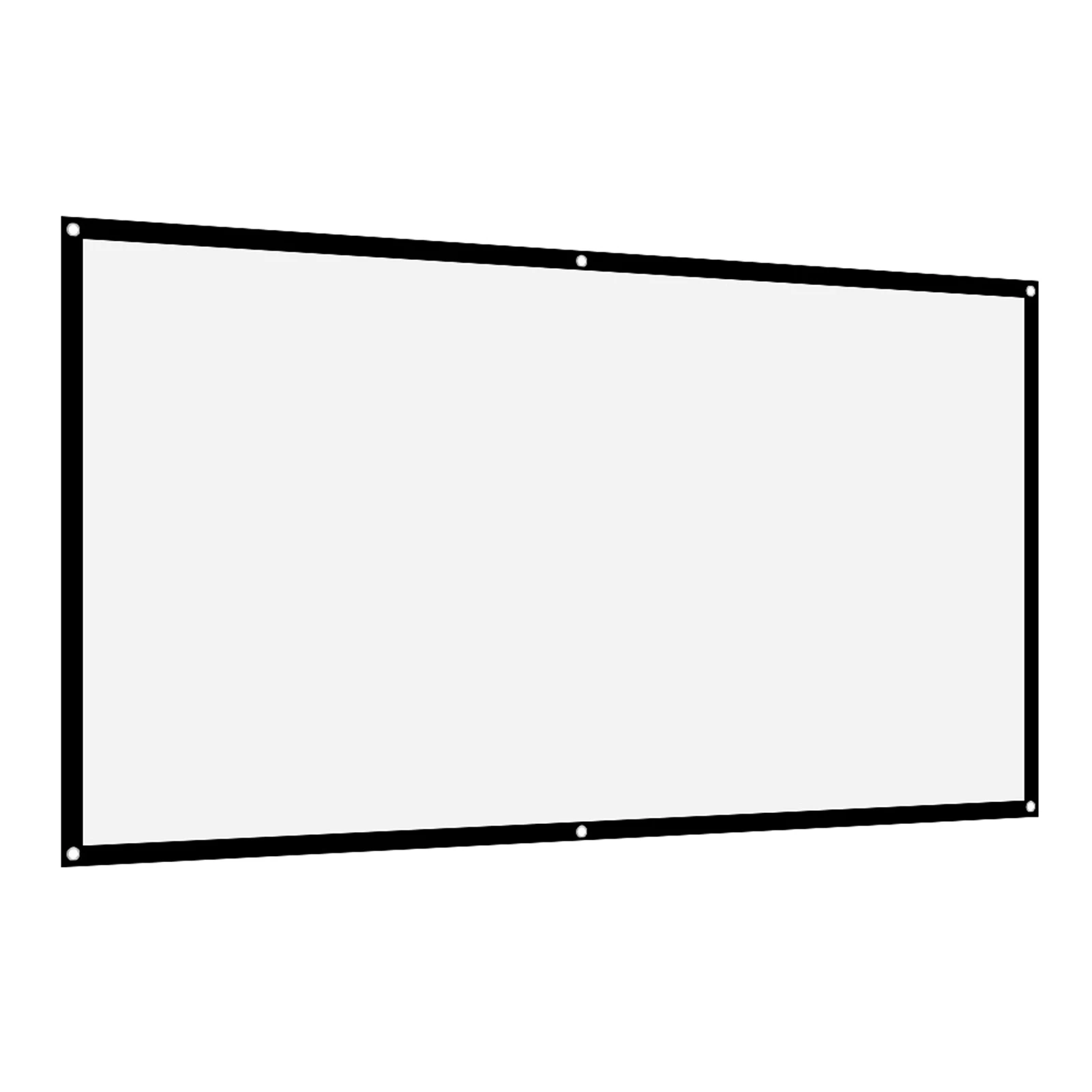 40/60/72/84/100/120 Inch Projector Screen 16:9 Home Cinema Theater Movie High Density Outdoor Camp Portable Projector Screen