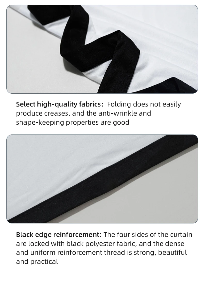 Splicing Double Tripod Fold White No Creases With Carry Bag Front And Back Soft Sided Projection Outdoor Projector Screen