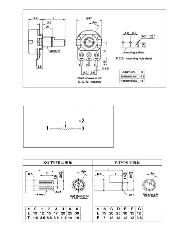 5 Set WH148 Linear Taper Rotary Potentiometer Resistor 15mm 3pin 1K 2K 5K 10K 20K 50K 100K 250K 1M with Black Aluminum Knob Kit
