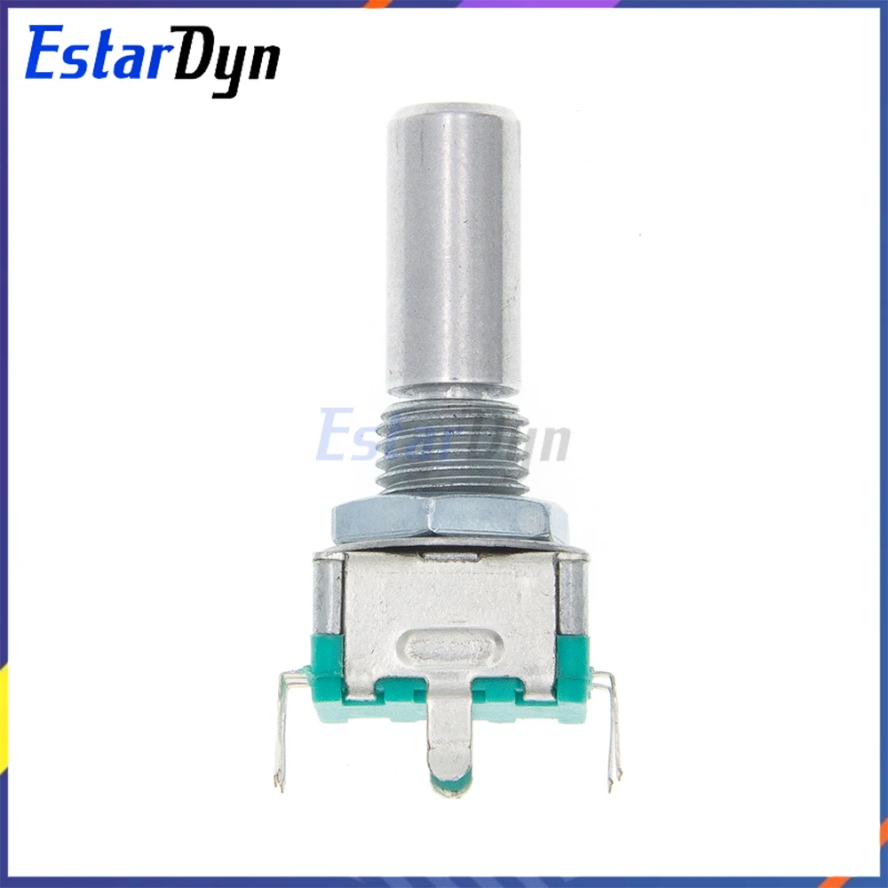 5PCS EC11 Rotary Encoder with Push Switch 5Pin 20mm Shaft - Digital Potentiometer DIY Kits - Original Stock