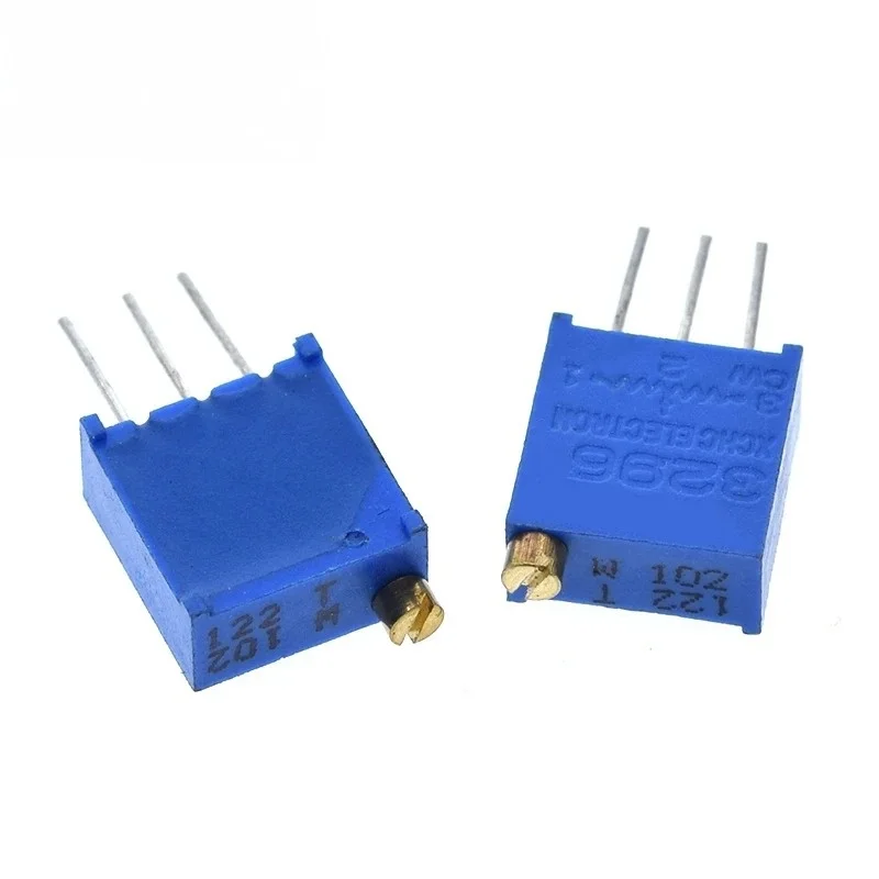 10PCS Trimpot Trimmer Potentiometer 3296W 3296 50 100 200 500 Ohm 1K 2K 5K 10K 20K 50K 100K 200K 500K 1M Ohm 103 100R 200R 500R