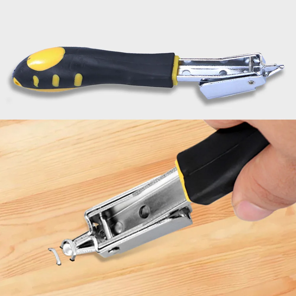 Manual Nailing Gun, Light duty Home Use  DIY Nailing Gun Air Nail Woodworking Special Direct Staple Book Carpentry Tools