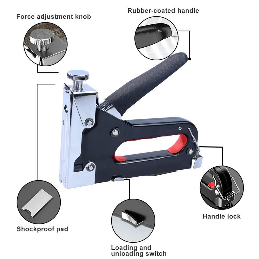 Manual Nailing Gun, Light duty Home Use  DIY Nailing Gun Air Nail Woodworking Special Direct Staple Book Carpentry Tools