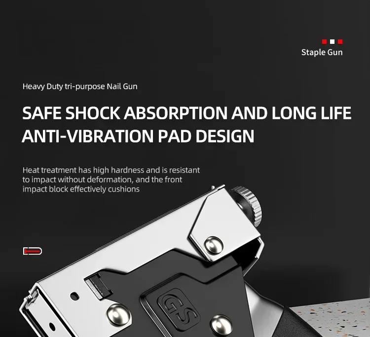 Manual Nailing Gun Light Duty Home Use Code Nailing Gun Air Nail Woodworking Special Direct Staple Book Carpentry Tools U/T/N