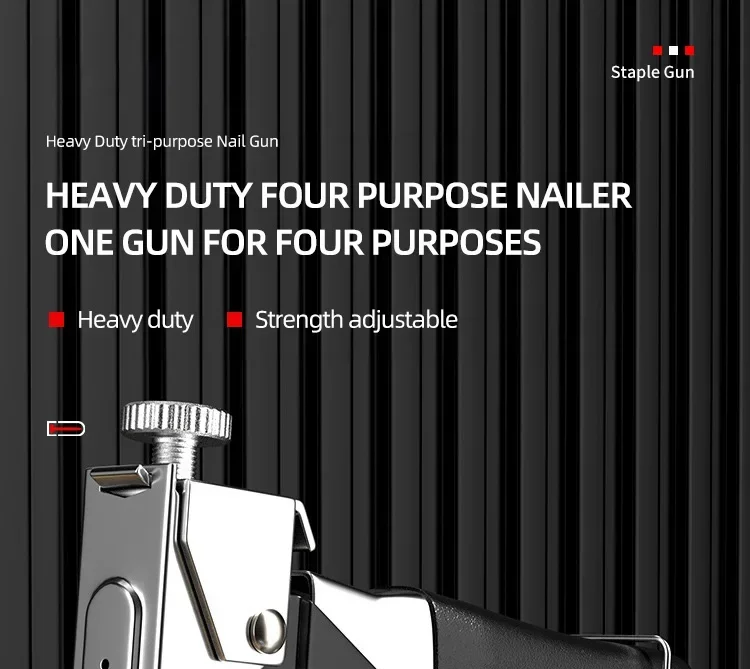 Manual Nailing Gun Light Duty Home Use Code Nailing Gun Air Nail Woodworking Special Direct Staple Book Carpentry Tools U/T/N