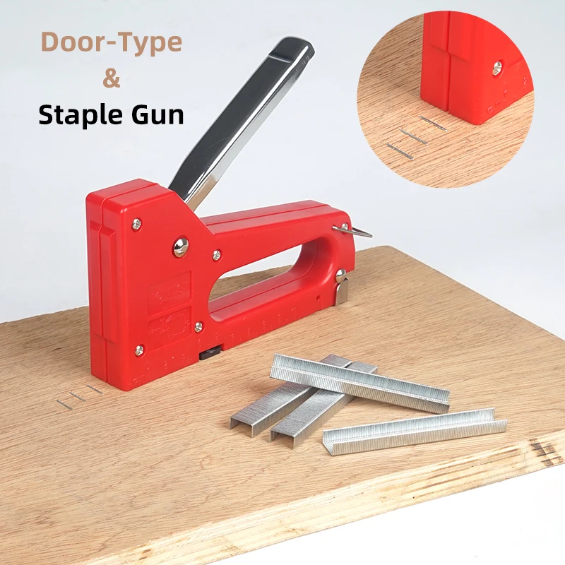 Value Pack 1000pcs Door-shaped Nail Gun Nails, Nail Height 6mm, Can Be Adapted To Staple Gun 4-8mm In The Store
