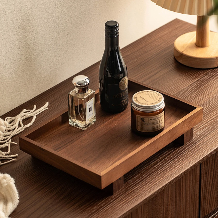 Japanese Style Wooden Tray Gongfu Tea Tray Tea Ceremony Accessories Restaurant Coffee Storage Tray