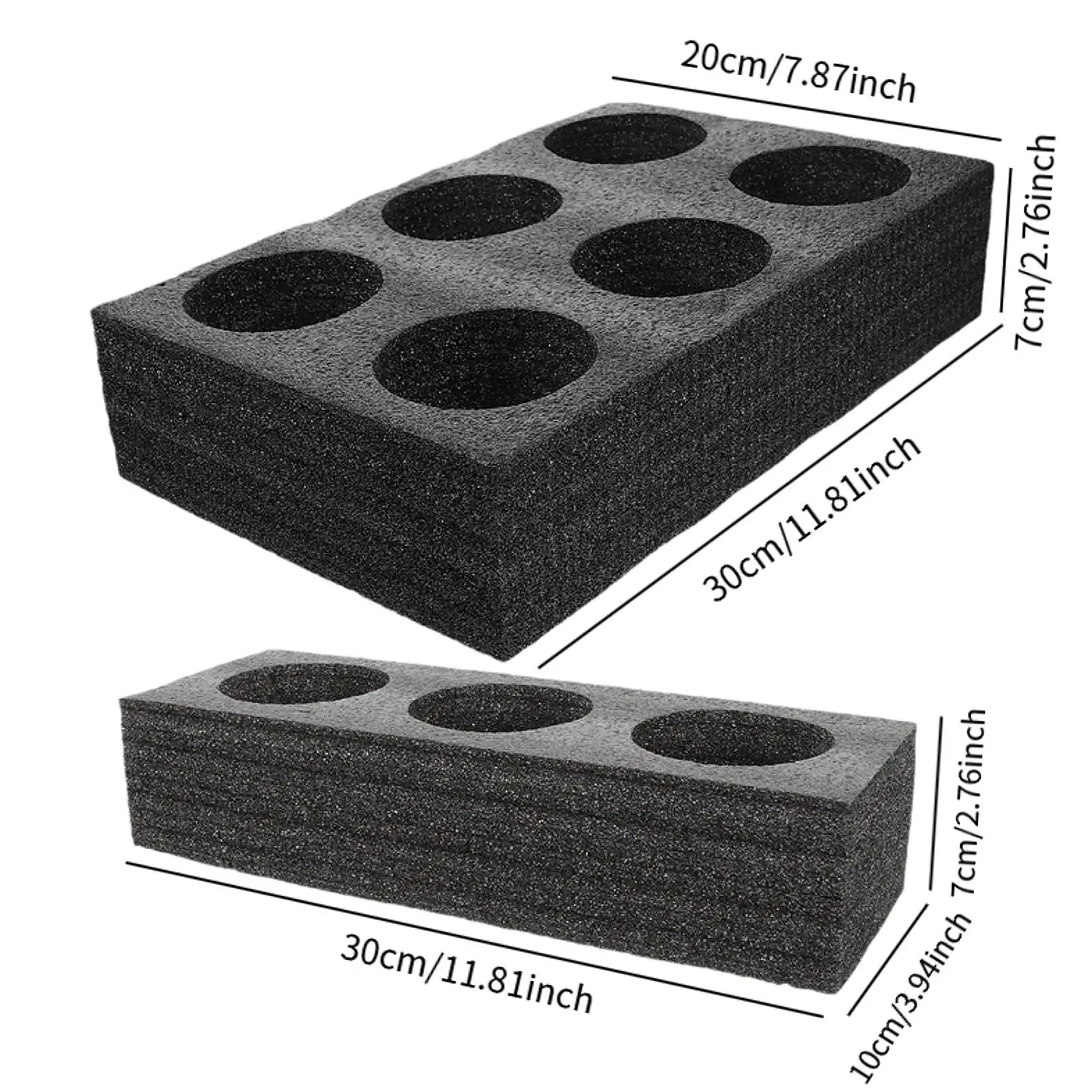 Cup Holder Thicken Foam Takeout Coffee TraysDisposable Beverage Delivery Holders Drink Tray Out Take Packing Go Carry Drinks