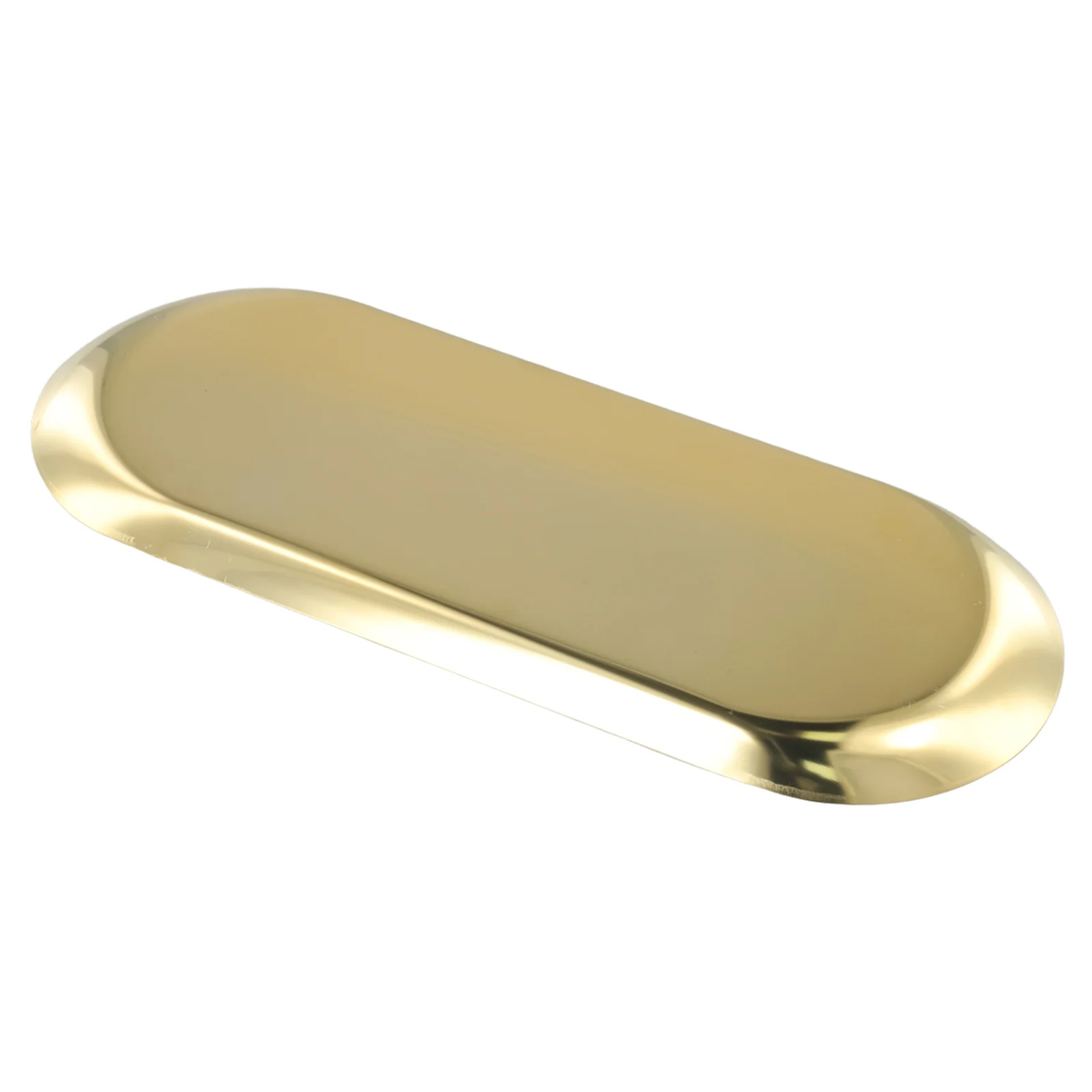 Stainless Steel Gold Storage Tray Fruit Jewelry Display Plate Kitchen Vanity Organizer Tools Metal Toilet Storage Rack