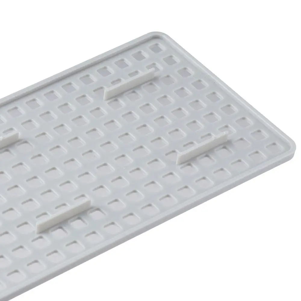Hot Fruit Dryer Tray Tableware Plastic Dish Drainer Rectangle Double-Layer Tea Tray Kitchen Organizer