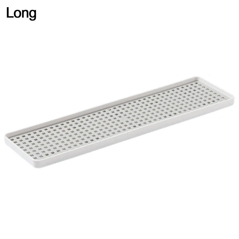 Hot Fruit Dryer Tray Tableware Plastic Dish Drainer Rectangle Double-Layer Tea Tray Kitchen Organizer