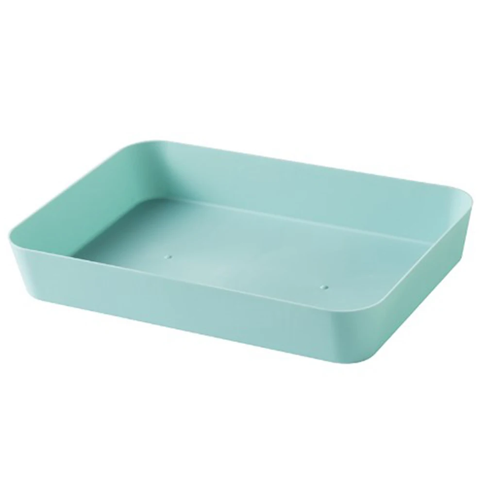 Dark Blue Pink Light Blue Large Capacity Storage Storage Box Small Box Plastic Material Clearer Classification Kitchen Drawer