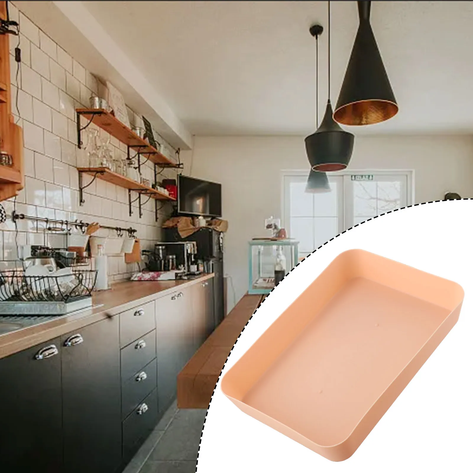 Dark Blue Pink Light Blue Large Capacity Storage Storage Box Small Box Plastic Material Clearer Classification Kitchen Drawer