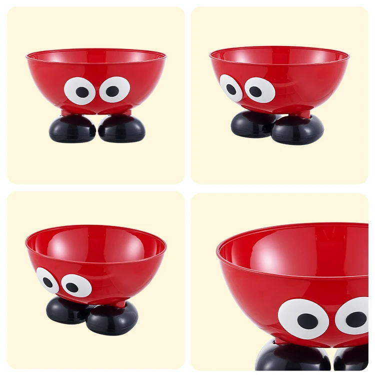 Uforu Food Grade Fruit Bowl Large Capacity Detachable Snack Container Cute Creative Fruit Tray for Kitchen Countertop
