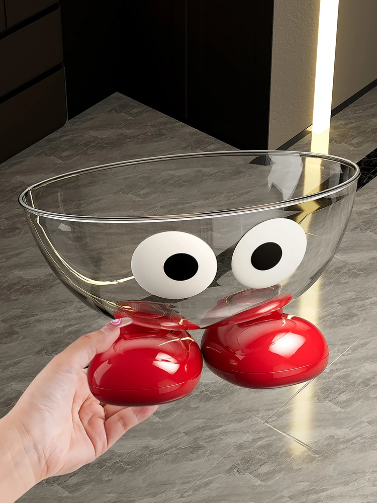 Uforu Food Grade Fruit Bowl Large Capacity Detachable Snack Container Cute Creative Fruit Tray for Kitchen Countertop