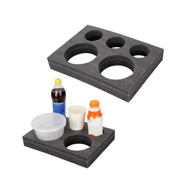 Cup Carrier Holder Drink Tray Takeout Coffee Trays Disposable Beverage Delivery Holders Out Take Packing Go Carry Drinks