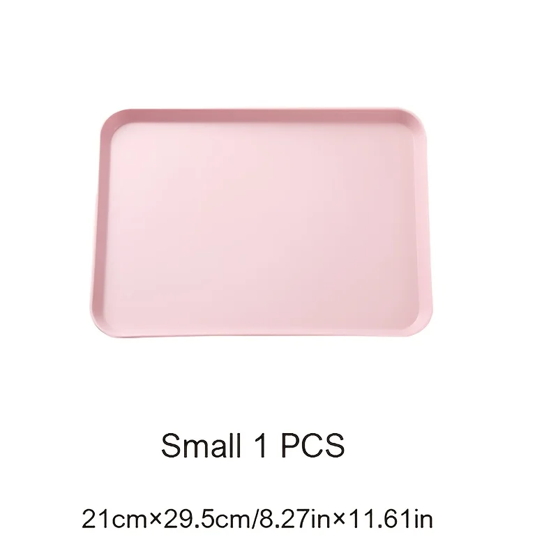 Plastic Serving Trays , Plastic Fast Food Tray , Reusable Rectangular Party Platters for Veggie, Snack, Fruit, Cookies, De