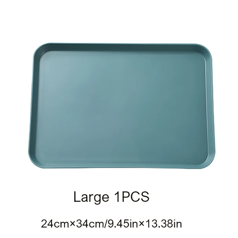 Plastic Serving Trays , Plastic Fast Food Tray , Reusable Rectangular Party Platters for Veggie, Snack, Fruit, Cookies, De