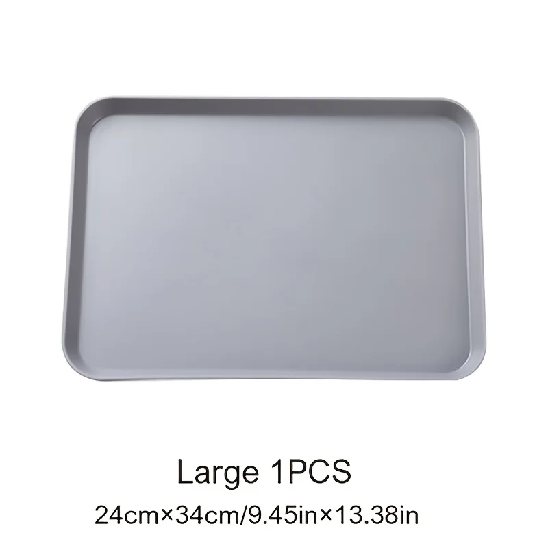 Plastic Serving Trays , Plastic Fast Food Tray , Reusable Rectangular Party Platters for Veggie, Snack, Fruit, Cookies, De