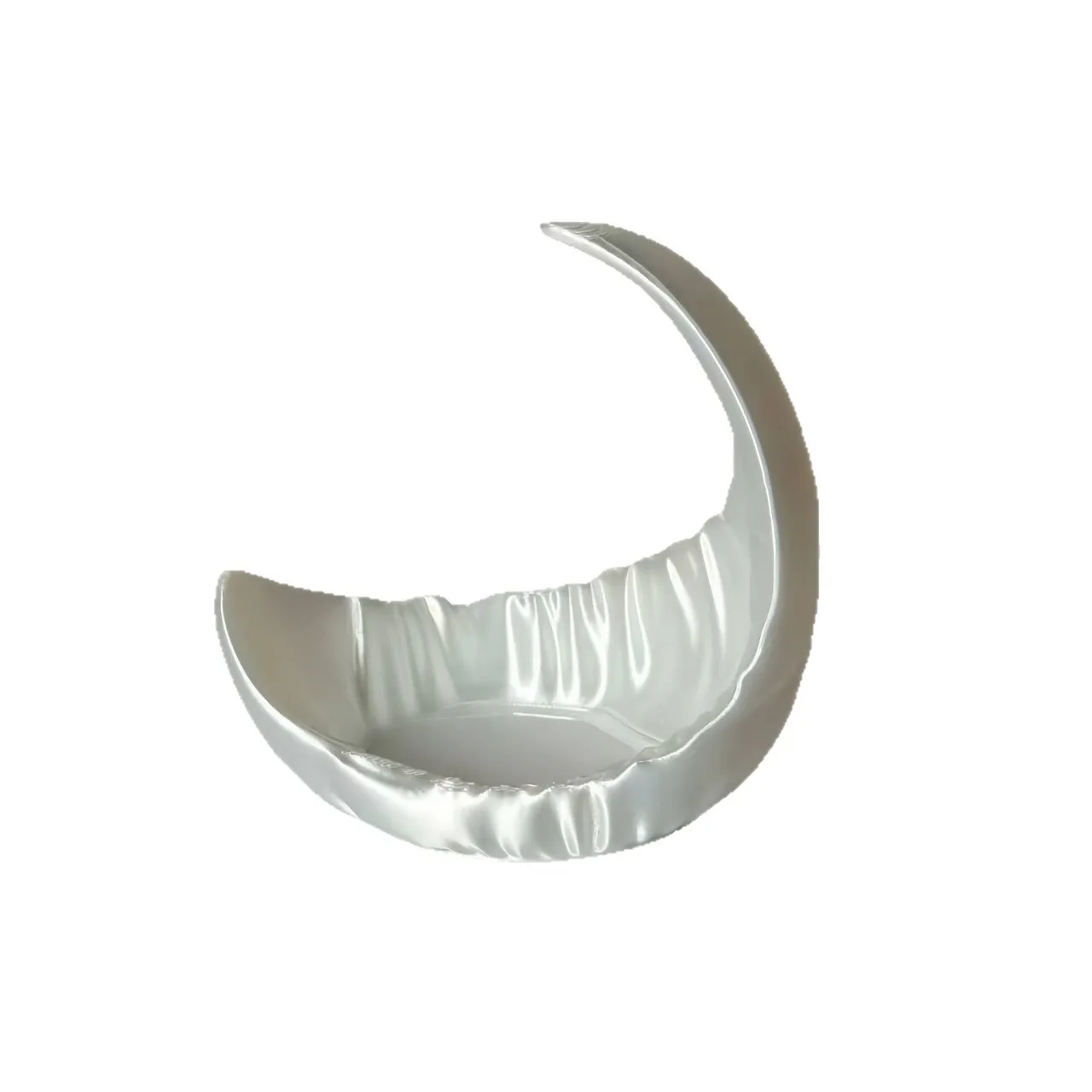 Pearl White Moon Jewelry Storage Tray, perfect for bedrooms, nightstands, vanities, living rooms, entryways, and more