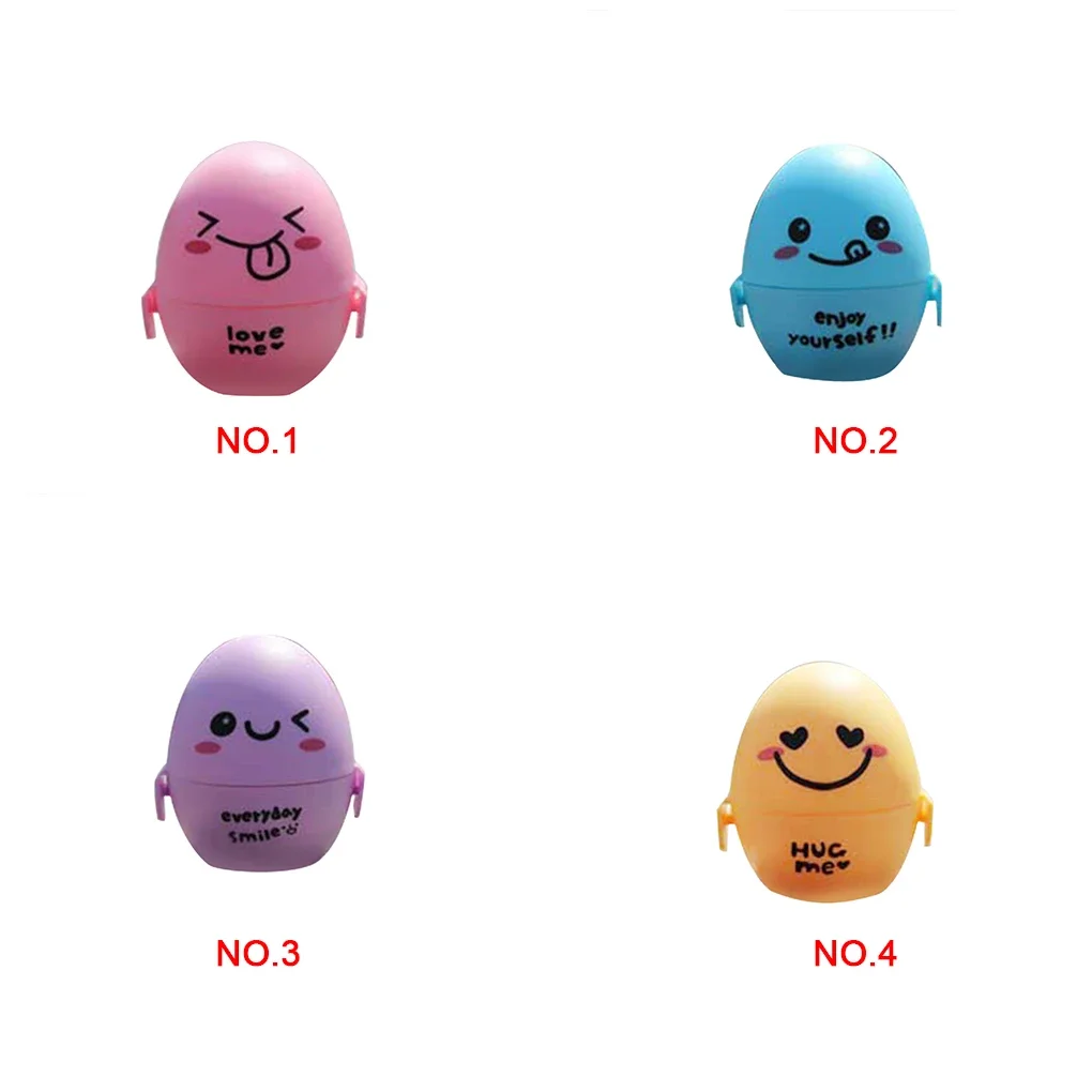 Travel Outdoor Portable 1 PCS Egg Storage Box Container Organizer Kitchen Gadgets Dispenser Holder Lovely Cartoon Egg Box