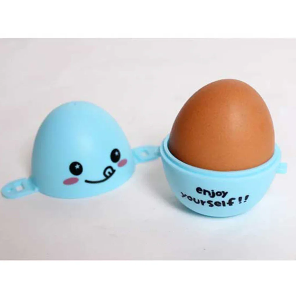 Travel Outdoor Portable 1 PCS Egg Storage Box Container Organizer Kitchen Gadgets Dispenser Holder Lovely Cartoon Egg Box
