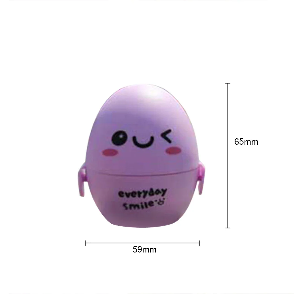 Travel Outdoor Portable 1 PCS Egg Storage Box Container Organizer Kitchen Gadgets Dispenser Holder Lovely Cartoon Egg Box