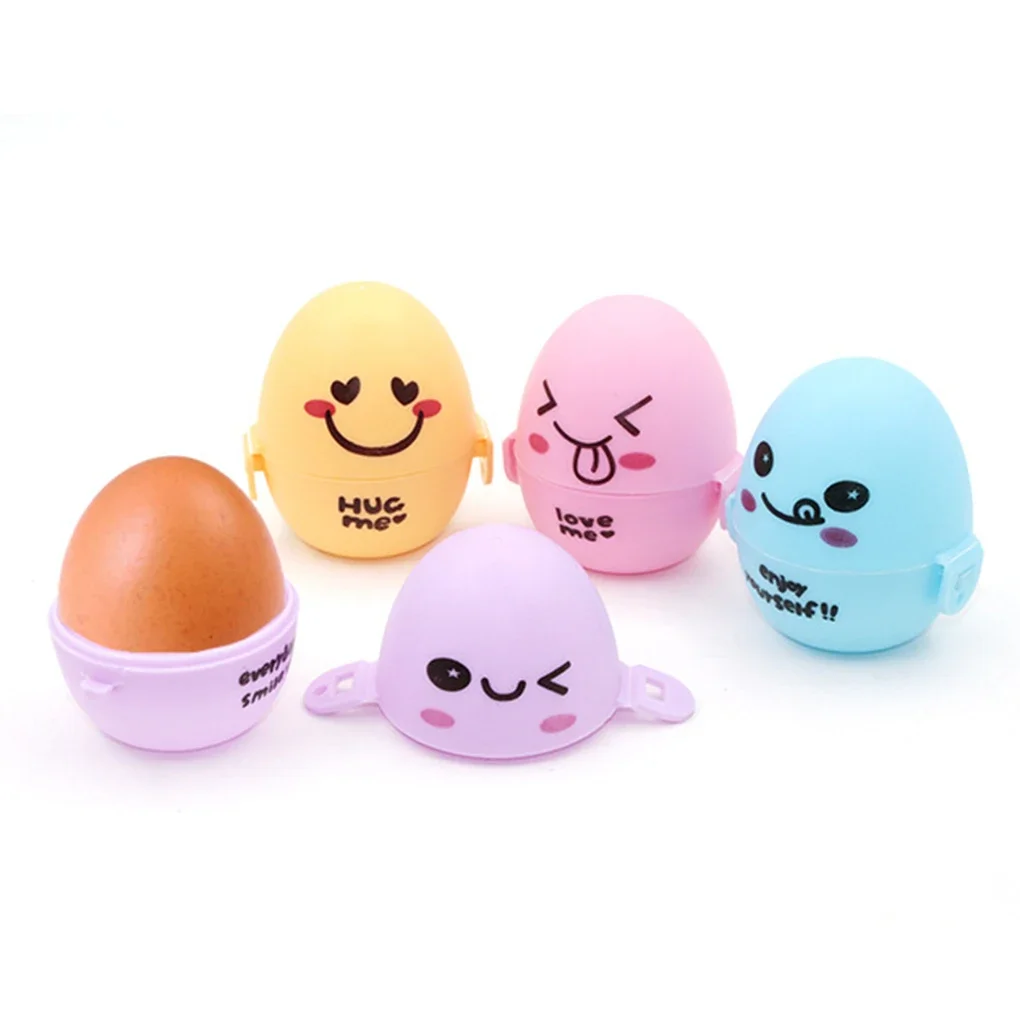 Travel Outdoor Portable 1 PCS Egg Storage Box Container Organizer Kitchen Gadgets Dispenser Holder Lovely Cartoon Egg Box