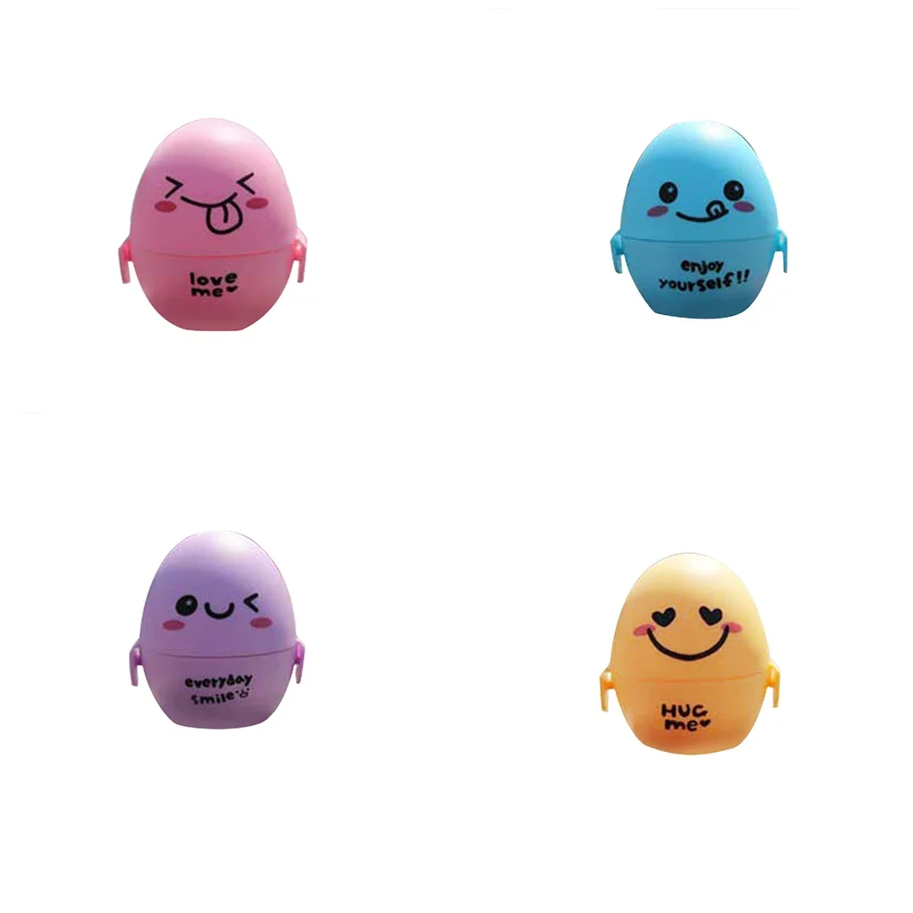 Travel Outdoor Portable 1 PCS Egg Storage Box Container Organizer Kitchen Gadgets Dispenser Holder Lovely Cartoon Egg Box