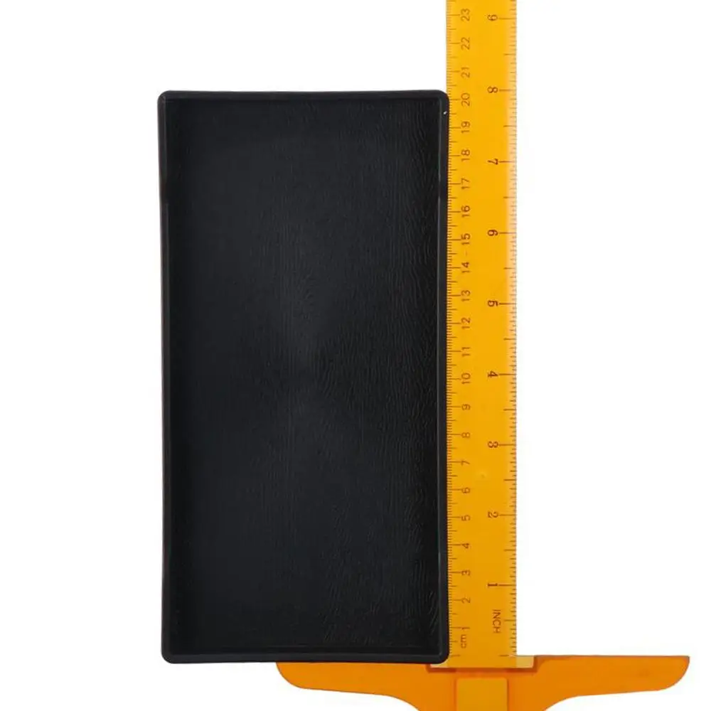 Multi-Purpose Wood Grain Black Tray Plastic Rectangle Serving Trays Decorative Tray Bed Table Tray Kitchen Decoration Tools