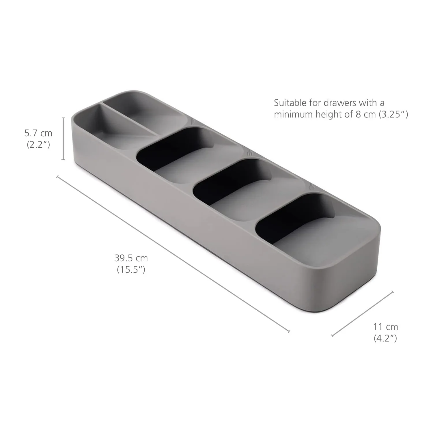 Multi-purpose Cutlery Storage Tray Cutlery Fork Spoon Compartmentalized Storage Box Kitchen Tableware Categorized Storage Boxes