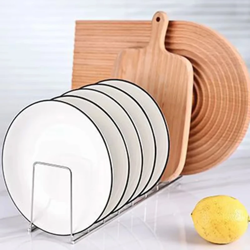 Stainless Steel Dish Drying Rack Multipurpose Kitchen Bowl Plate Draining Holder Space Saving Silver Storage Drainer Shelf