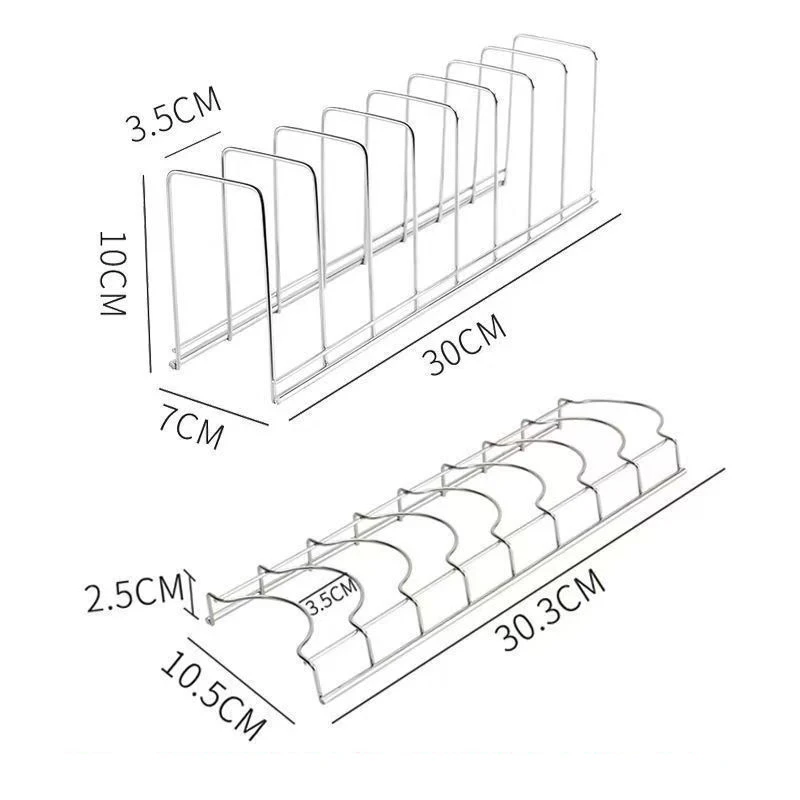 Stainless Steel Dish Drying Rack Multipurpose Kitchen Bowl Plate Draining Holder Space Saving Silver Storage Drainer Shelf