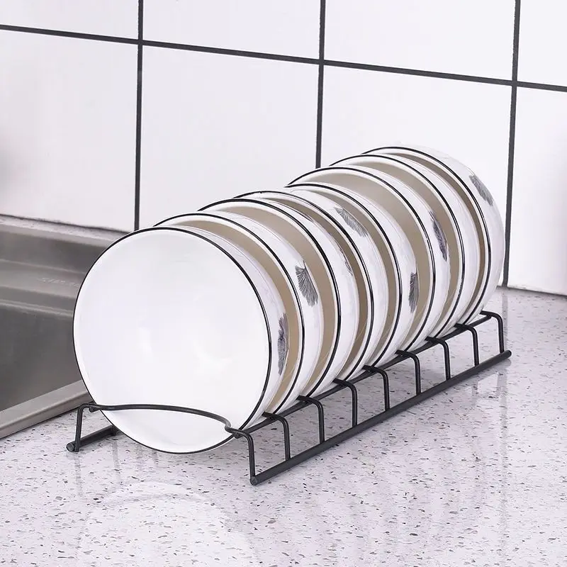 Stainless Steel Dish Drying Rack Multipurpose Kitchen Bowl Plate Draining Holder Space Saving Silver Storage Drainer Shelf