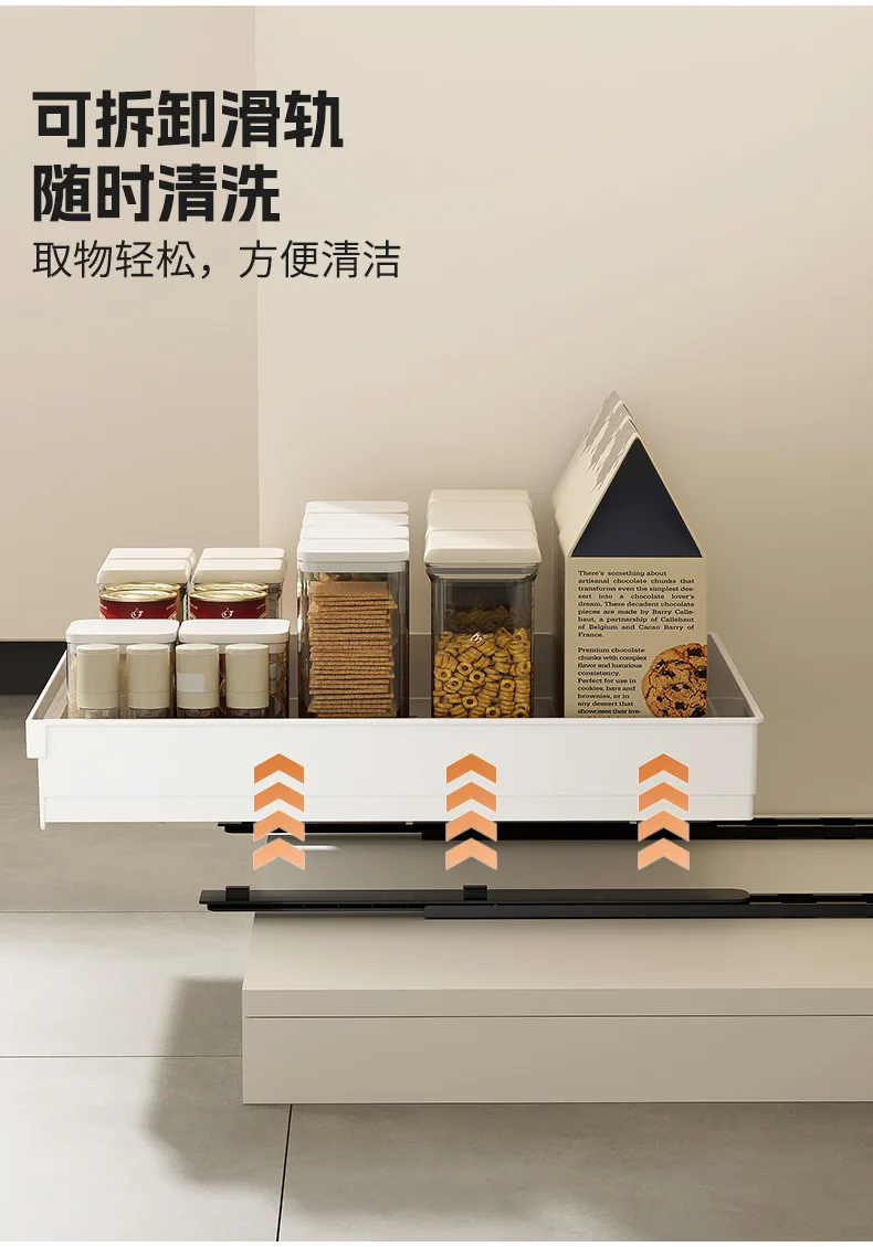 No-Drill Magic Tray Heavy-duty slide-out organizer for cabinets/sinks. Easy install, huge space saver! Perfect for tiny homes